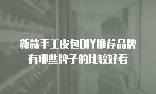 新款手工皮包DIY推荐品牌有哪些牌子的比较好看