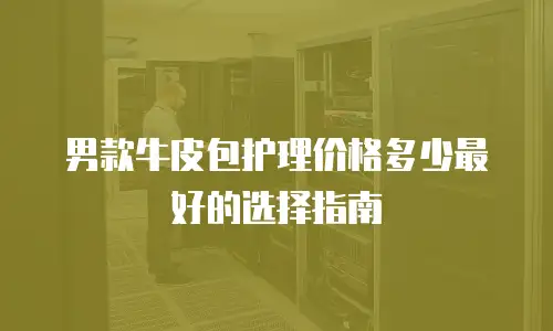 男款牛皮包护理价格多少最好的选择指南