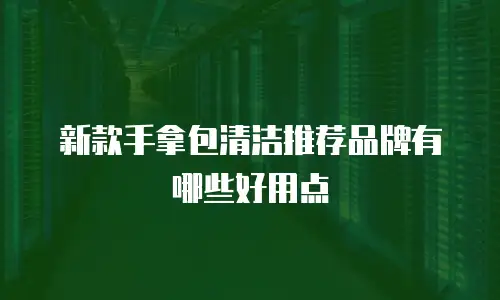 新款手拿包清洁推荐品牌有哪些好用点
