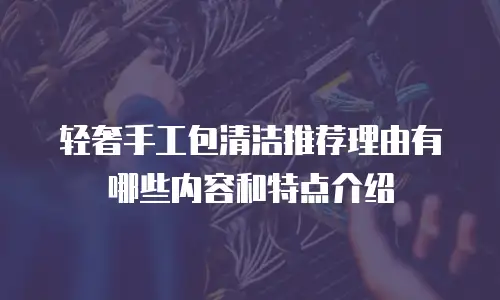 轻奢手工包清洁推荐理由有哪些内容和特点介绍