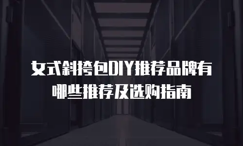 女式斜挎包DIY推荐品牌有哪些推荐及选购指南