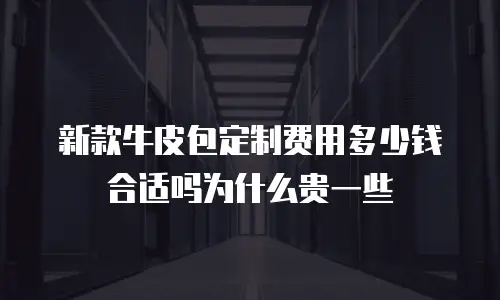 新款牛皮包定制费用多少钱合适吗为什么贵一些