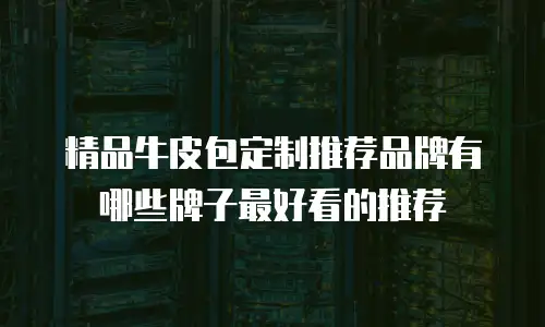 精品牛皮包定制推荐品牌有哪些牌子最好看的推荐