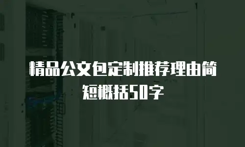 精品公文包定制推荐理由简短概括50字