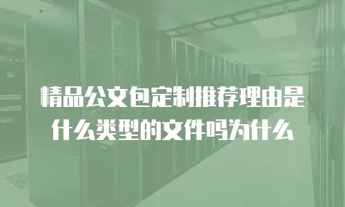 精品公文包定制推荐理由是什么类型的文件吗为什么