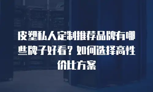 皮塑私人定制推荐品牌有哪些牌子好看？如何选择高性价比方案