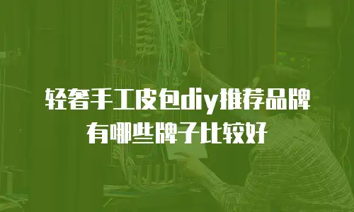 轻奢手工皮包diy推荐品牌有哪些牌子比较好
