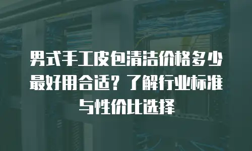 男式手工皮包清洁价格多少最好用合适？了解行业标准与性价比选择