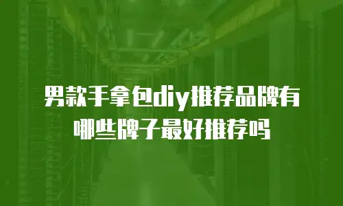 男款手拿包diy推荐品牌有哪些牌子最好推荐吗