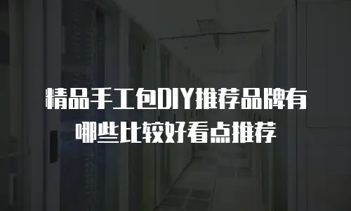 精品手工包DIY推荐品牌有哪些比较好看点推荐