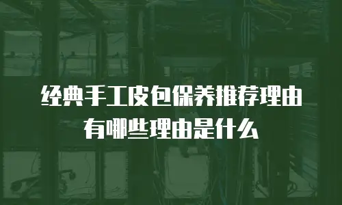 经典手工皮包保养推荐理由有哪些理由是什么