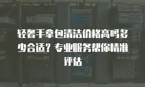 轻奢手拿包清洁价格高吗多少合适？专业服务帮你精准评估