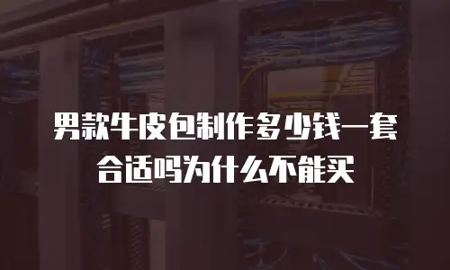 男款牛皮包制作多少钱一套合适吗为什么不能买