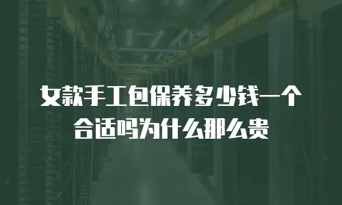 女款手工包保养多少钱一个合适吗为什么那么贵