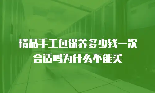 精品手工包保养多少钱一次合适吗为什么不能买