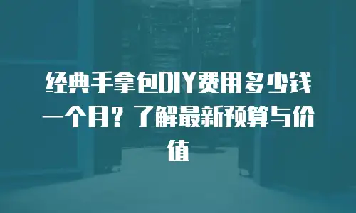经典手拿包DIY费用多少钱一个月？了解最新预算与价值