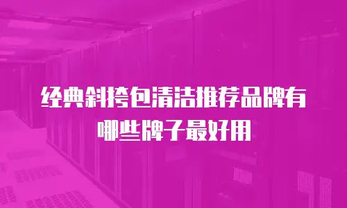 经典斜挎包清洁推荐品牌有哪些牌子最好用