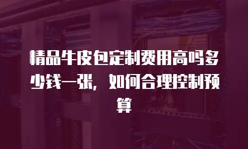 精品牛皮包定制费用高吗多少钱一张，如何合理控制预算