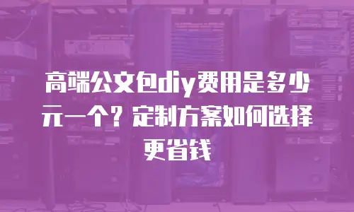 高端公文包diy费用是多少元一个？定制方案如何选择更省钱
