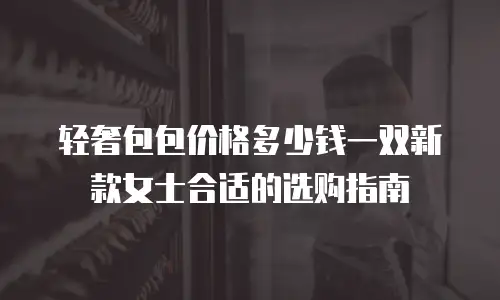 轻奢包包价格多少钱一双新款女士合适的选购指南