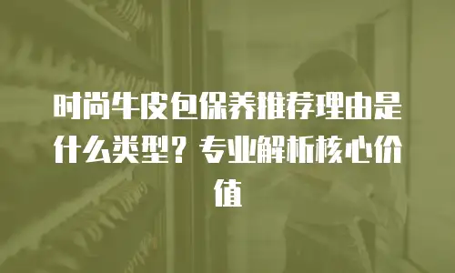 时尚牛皮包保养推荐理由是什么类型？专业解析核心价值