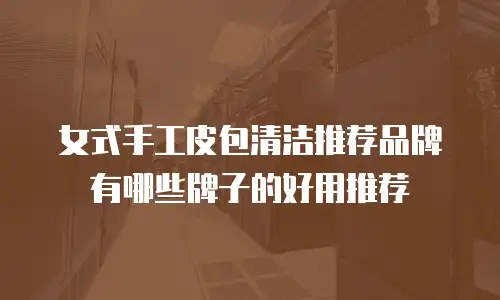 女式手工皮包清洁推荐品牌有哪些牌子的好用推荐