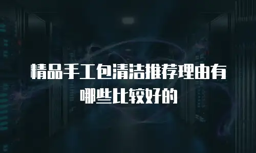 精品手工包清洁推荐理由有哪些比较好的