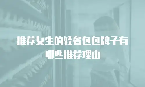 推荐女生的轻奢包包牌子有哪些推荐理由