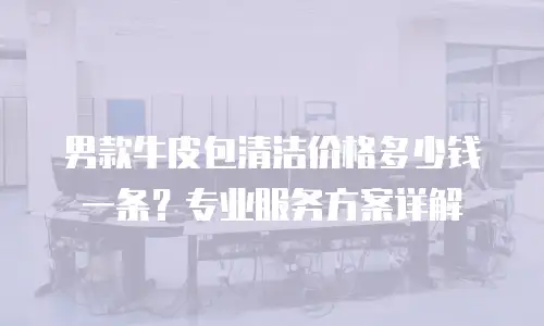 男款牛皮包清洁价格多少钱一条？专业服务方案详解
