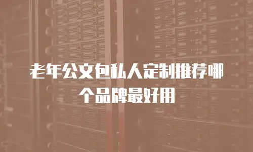 老年公文包私人定制推荐哪个品牌最好用