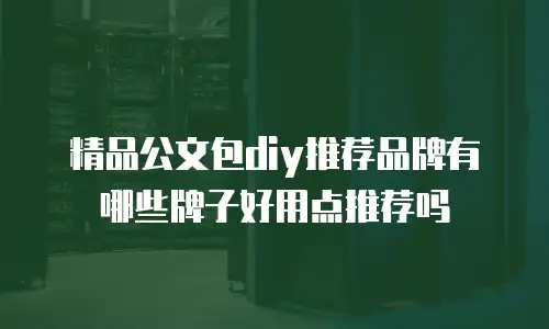 精品公文包diy推荐品牌有哪些牌子好用点推荐吗