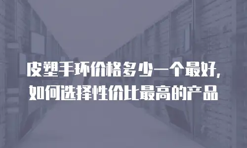 皮塑手环价格多少一个最好，如何选择性价比最高的产品