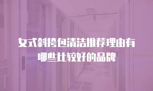 女式斜挎包清洁推荐理由有哪些比较好的品牌