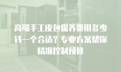 高端手工皮包保养费用多少钱一个合适？专业方案帮你精准控制预算