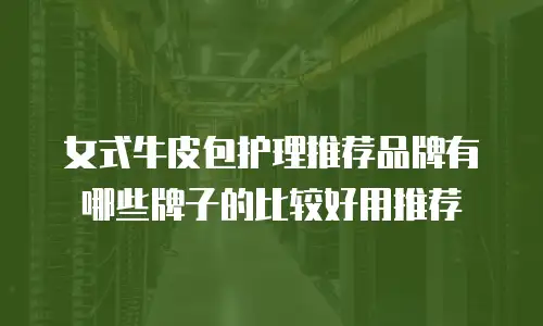 女式牛皮包护理推荐品牌有哪些牌子的比较好用推荐