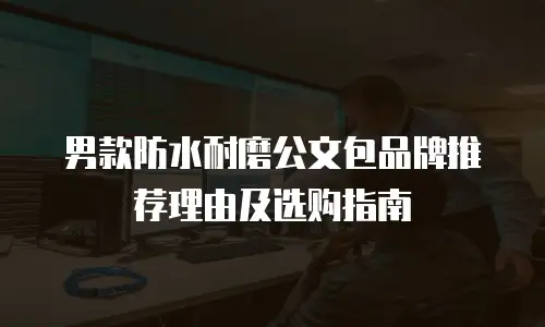 男款防水耐磨公文包品牌推荐理由及选购指南