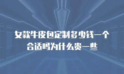 女款牛皮包定制多少钱一个合适吗为什么贵一些