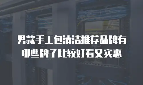 男款手工包清洁推荐品牌有哪些牌子比较好看又实惠