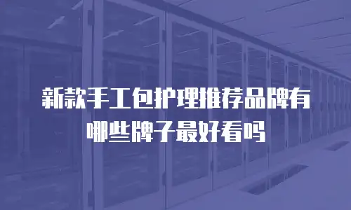 新款手工包护理推荐品牌有哪些牌子最好看吗
