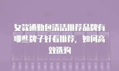 女款通勤包清洁推荐品牌有哪些牌子好看推荐，如何高效选购