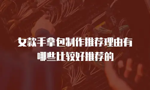女款手拿包制作推荐理由有哪些比较好推荐的