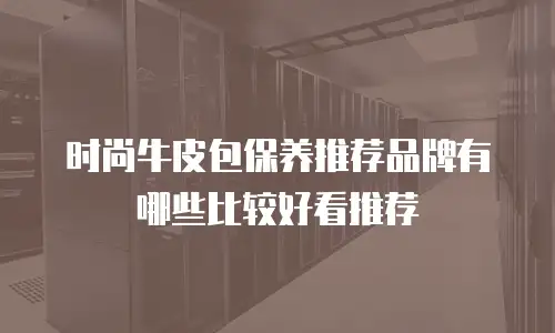 时尚牛皮包保养推荐品牌有哪些比较好看推荐