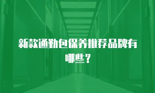 新款通勤包保养推荐品牌有哪些？