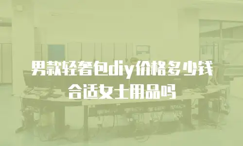 男款轻奢包diy价格多少钱合适女士用品吗