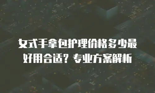 女式手拿包护理价格多少最好用合适？专业方案解析