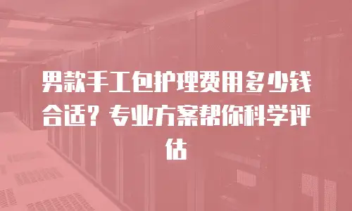 男款手工包护理费用多少钱合适？专业方案帮你科学评估