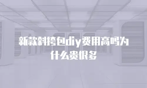 新款斜挎包diy费用高吗为什么贵很多