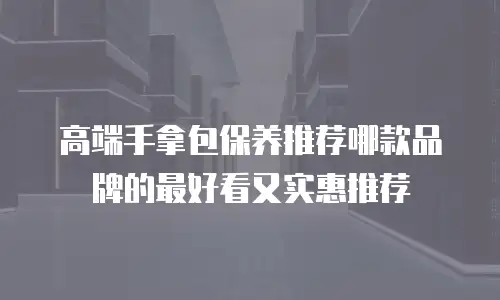 高端手拿包保养推荐哪款品牌的最好看又实惠推荐