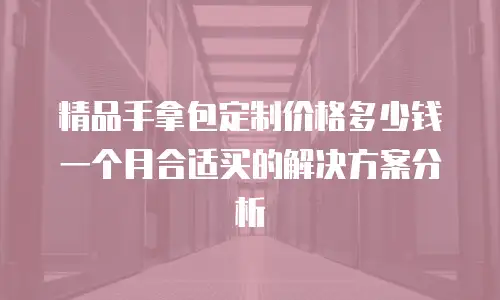 精品手拿包定制价格多少钱一个月合适买的解决方案分析