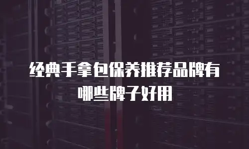 经典手拿包保养推荐品牌有哪些牌子好用